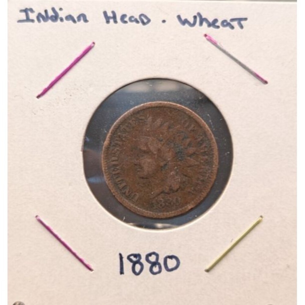 1880 1C BN Indian Cent